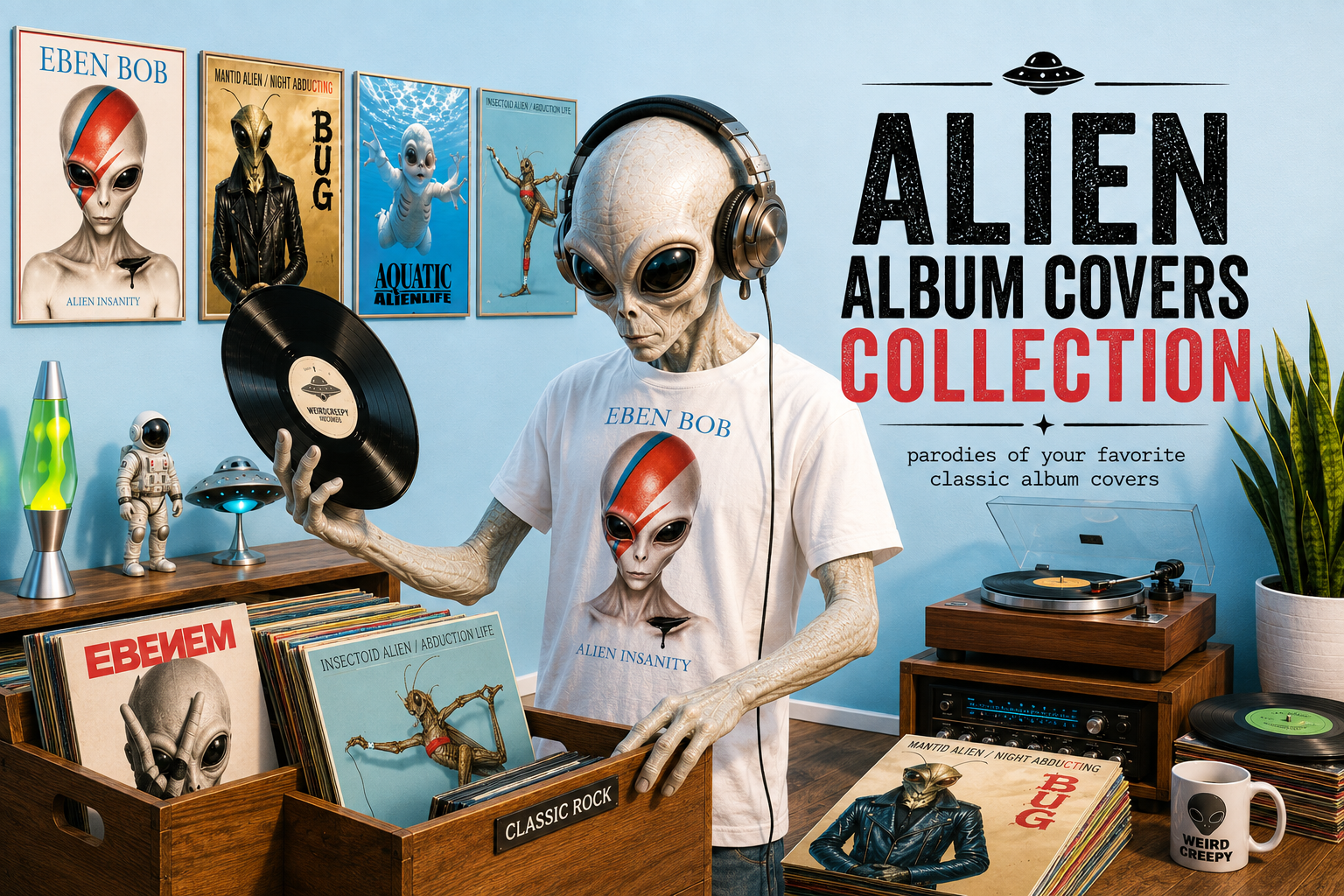 Alien Album Covers Collection