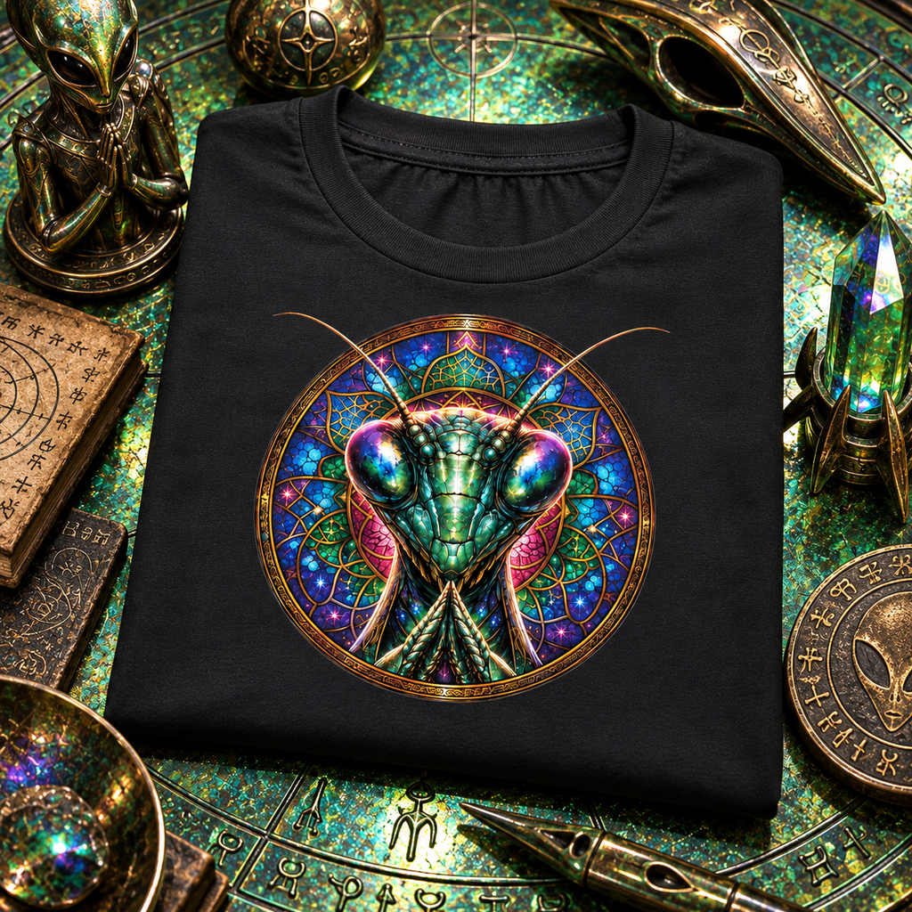 WeirdCreepyDesigns Ancient Alien Gods The Mantids Graphic T-Shirt – Unisex
