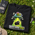 WeirdCreepyDesigns Alien Abduction Black Sheep Only Graphic T-Shirt – Unisex