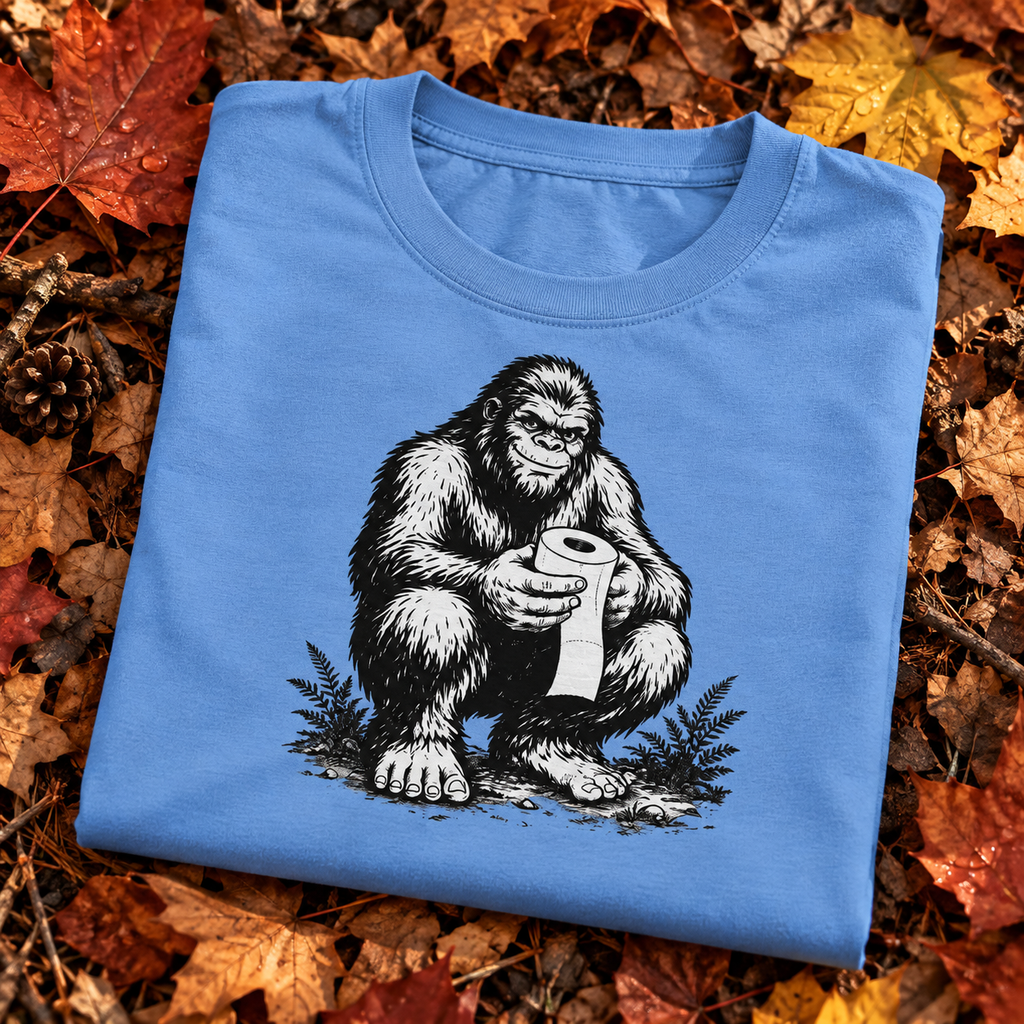 SASQUATCH FAIT SES BESOINS DANS LES BOIS