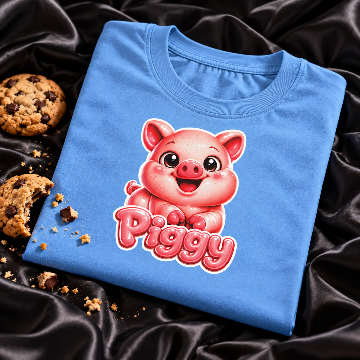 WeirdCreepyDesigns Squealers Piggy Graphic T-Shirt – Unisex