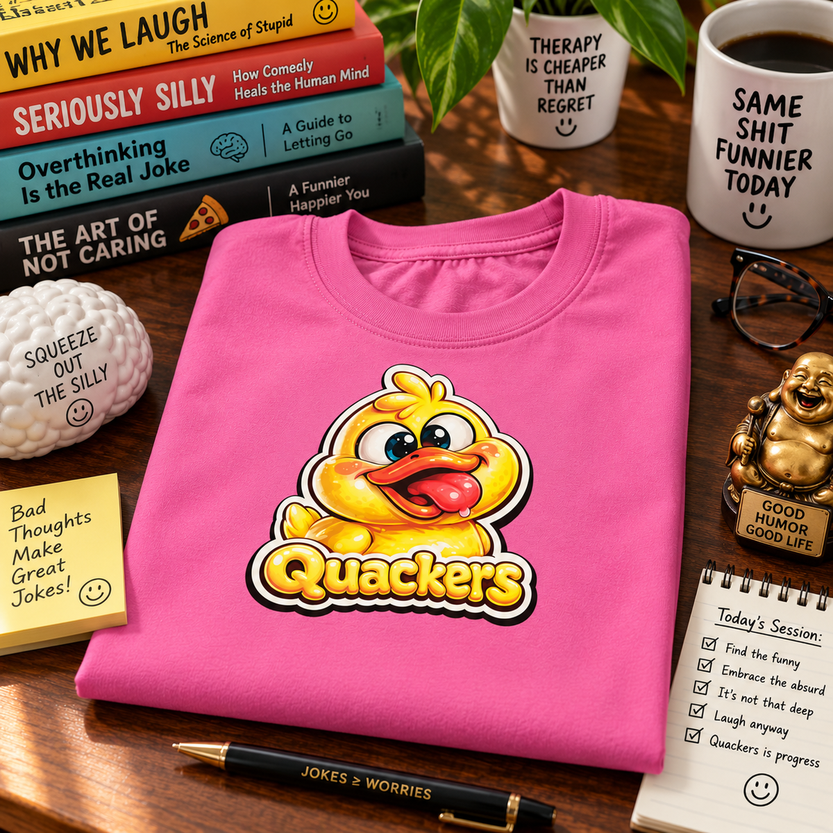WeirdCreepyDesigns Squealers Quackers Graphic T-Shirt – Unisex