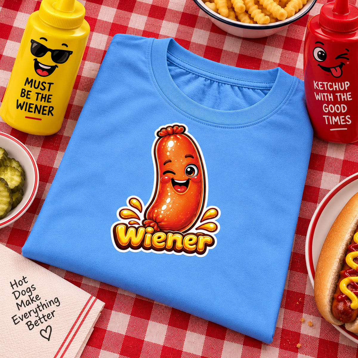 WeirdCreepyDesigns Squealers Wiener Graphic T-Shirt – Unisex