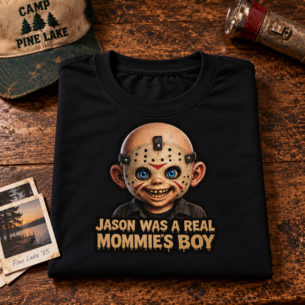WeirdCreepyDesigns Terror Tots Jason Graphic T-Shirt – Unisex
