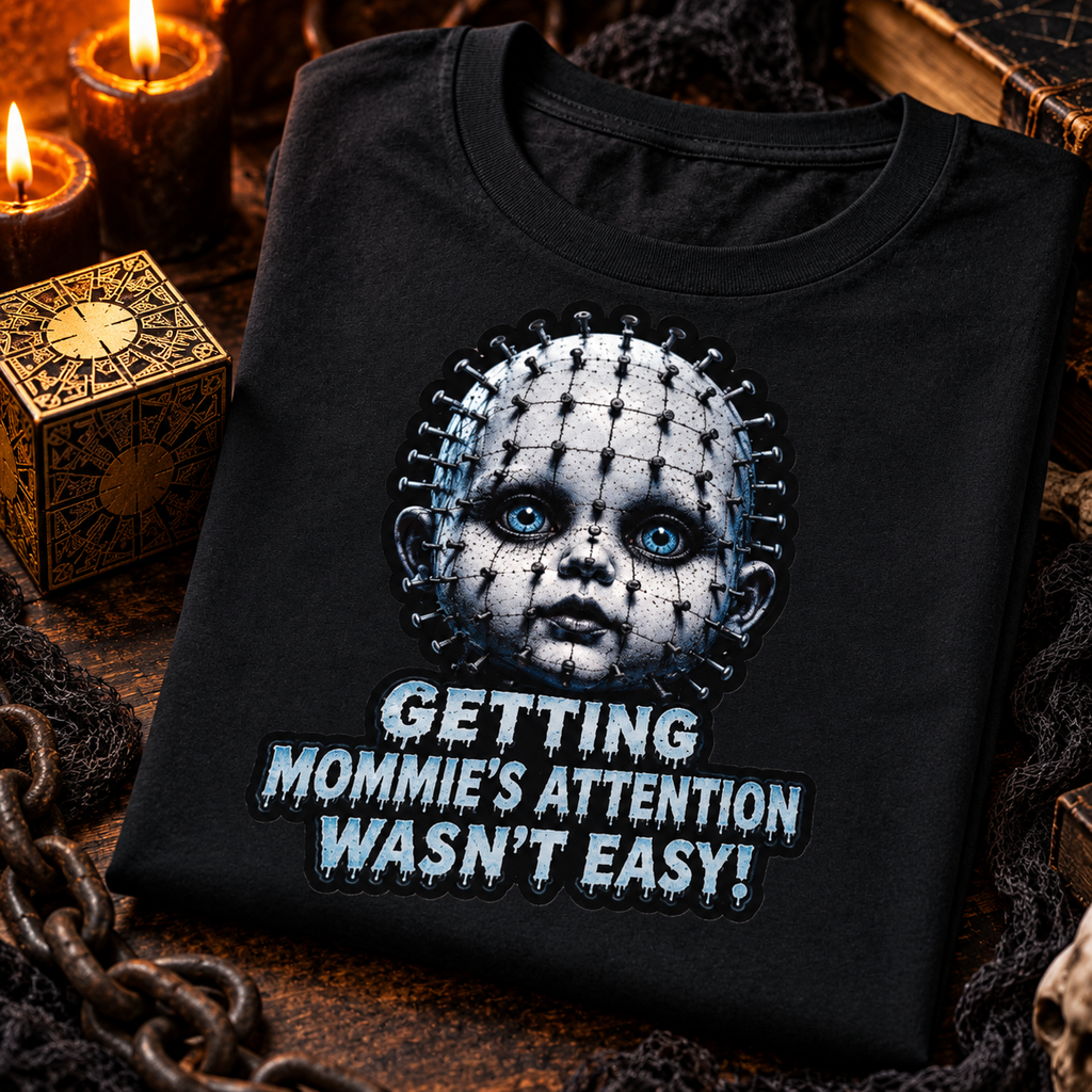 WeirdCreepyDesigns Terror Tots Pinhead Graphic T-Shirt – Unisex
