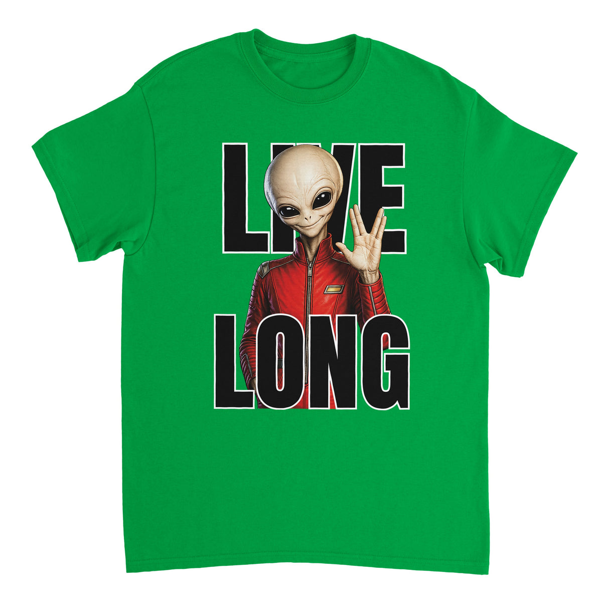 WeirdCreepyDesigns Skinny Bob Says Live Long Graphic T-Shirt – Unisex