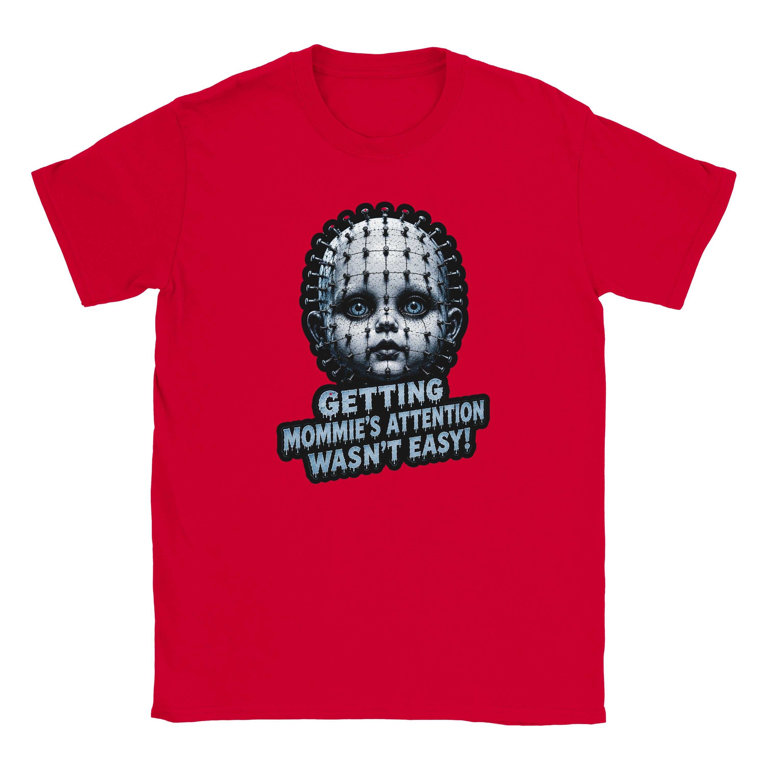 WeirdCreepyDesigns Terror Tots Pinhead Graphic T-Shirt – Unisex