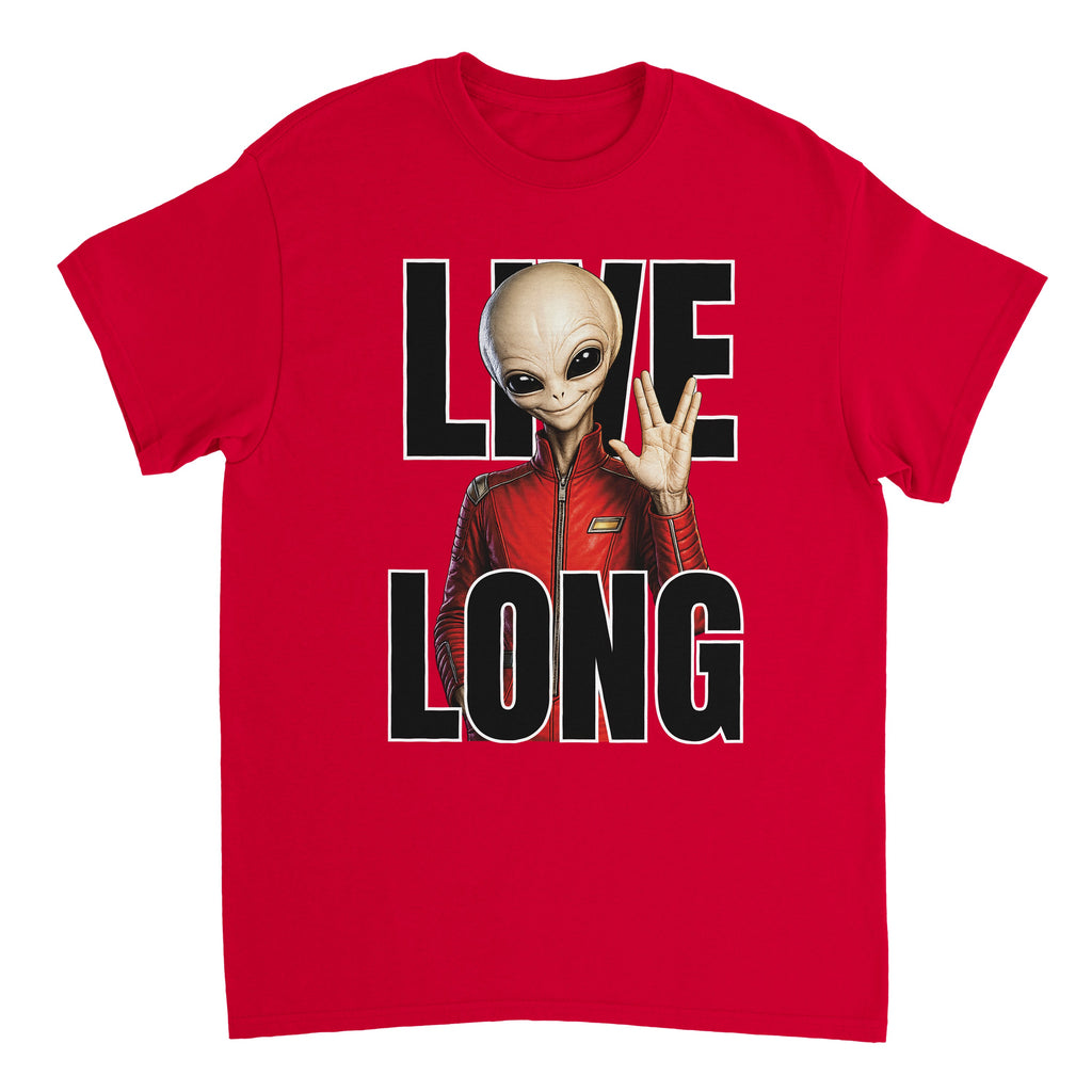 WeirdCreepyDesigns Skinny Bob Says Live Long Graphic T-Shirt – Unisex