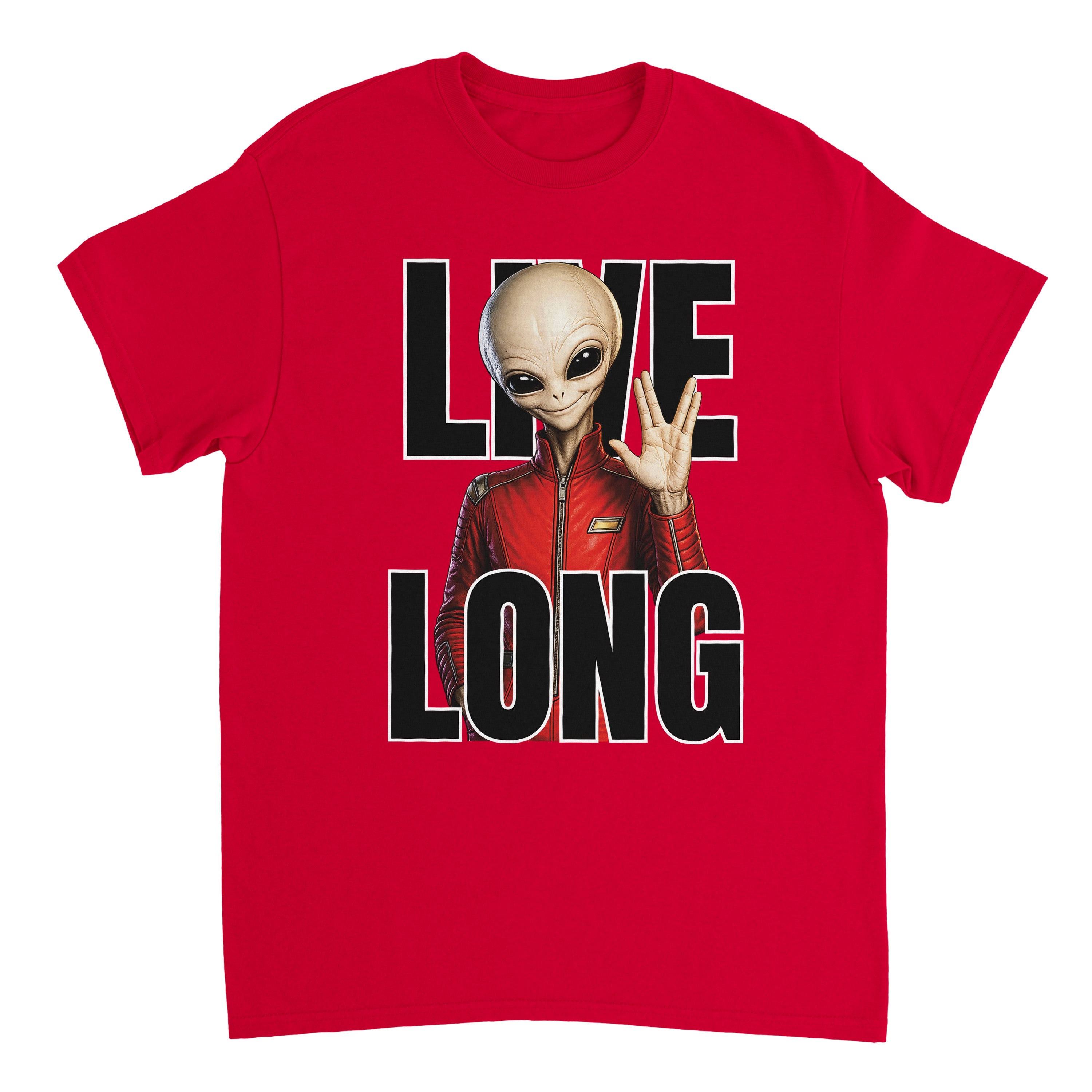 WeirdCreepyDesigns Skinny Bob Says Live Long Graphic T-Shirt – Unisex