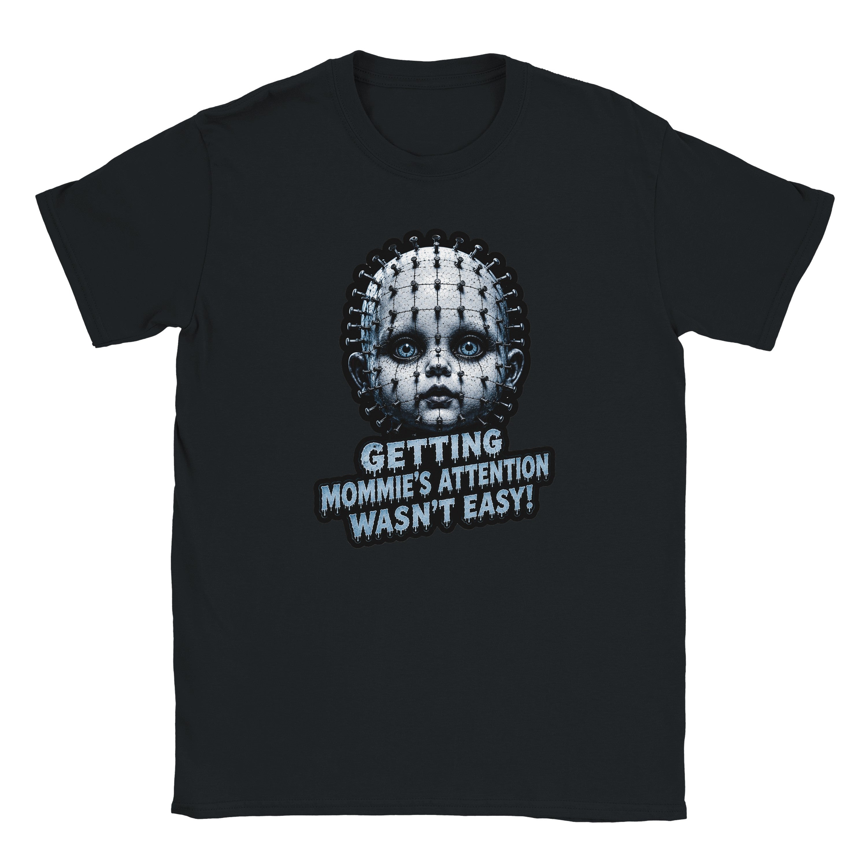 WeirdCreepyDesigns Terror Tots Pinhead Graphic T-Shirt – Unisex